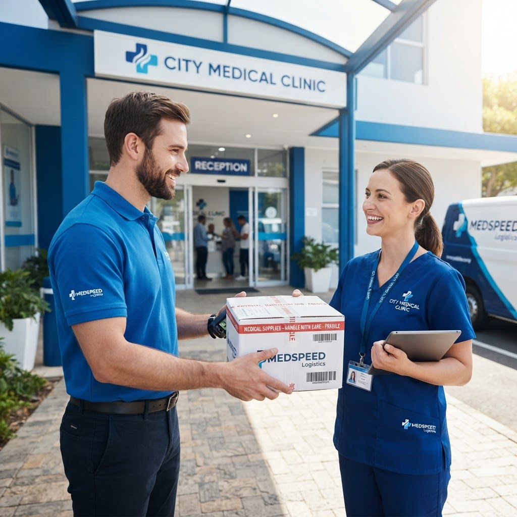 Healthcare product delivery to a customer